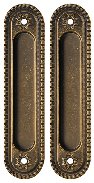 Ручки для раздвижных дверей Armadillo (Армадилло) SH010/CL OB-13 Античная бронза