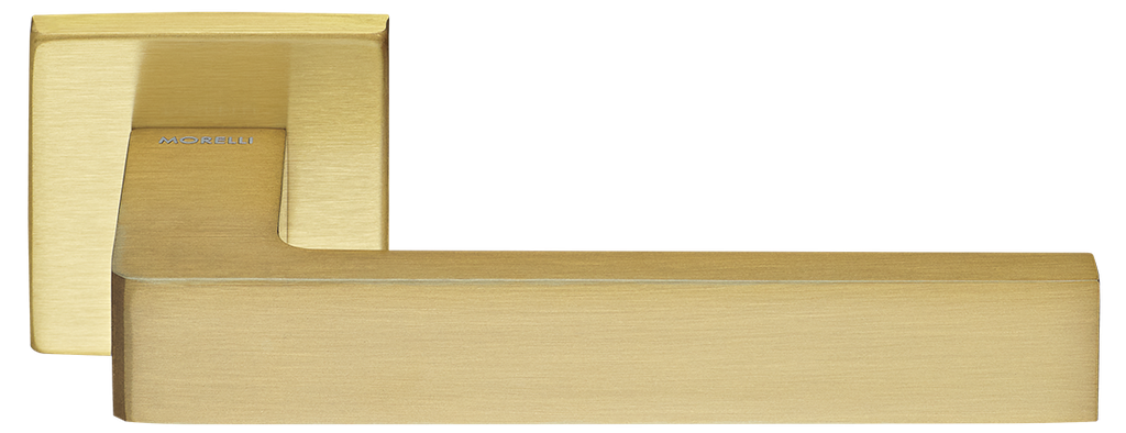 Дверные ручки Morelli Luxury HORIZONT S5 OSA Цвет - Матовое золото