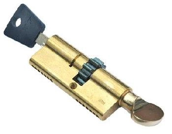 Цилиндровый механизм MUL-T-LOCK 7Х7 L71 ТШ 33-38 ключ-вертушка латунь с шестеренкой